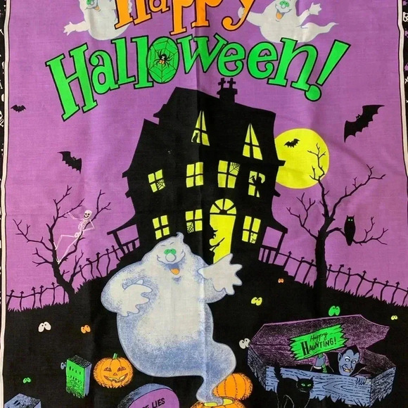 Vintage Halloween flag decor - Picture 8 of 8